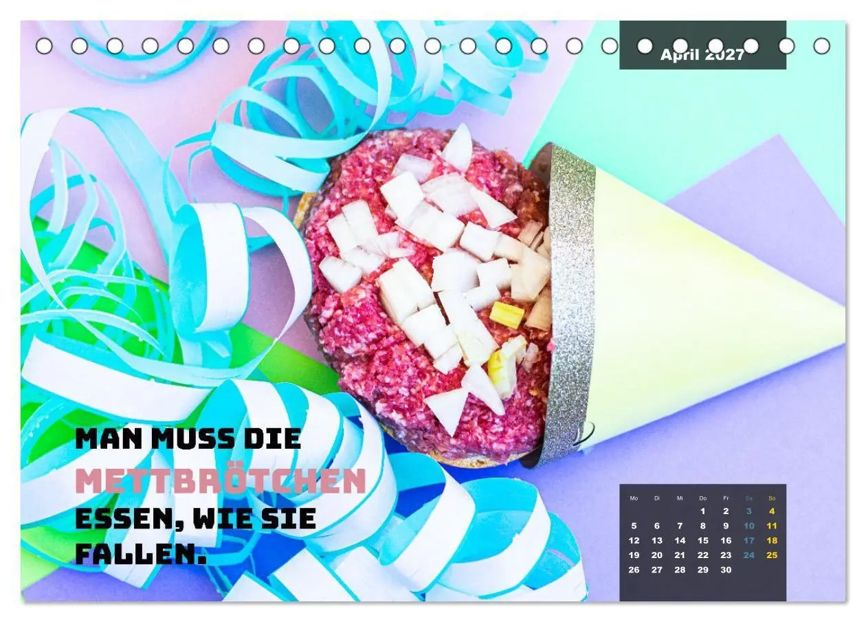 Bild: 9783569486461 | Mettkalender - Spread some more Mett (Tischkalender 2027 DIN A5...