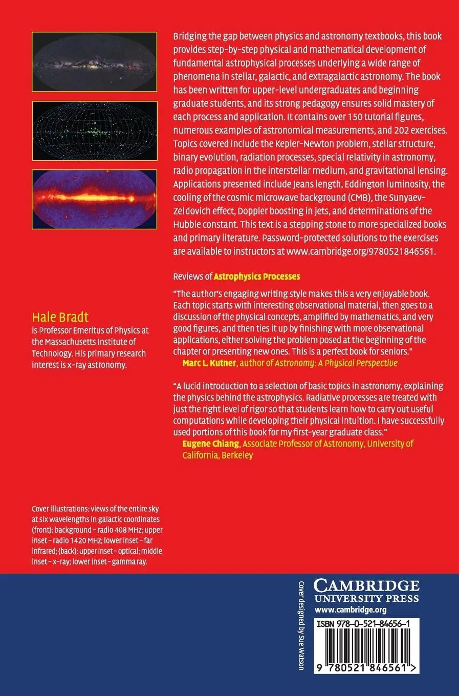 Rückseite: 9780521846561 | Astrophysics Processes | Hale Bradt | Buch | Englisch | 2015
