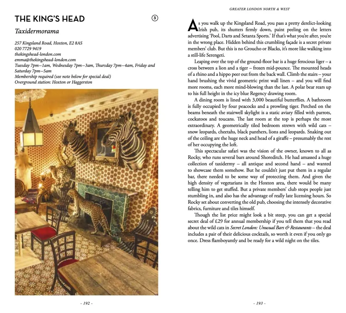 Bild: 9782361956561 | Secret London | Unusual Bars &amp; Restaurants | Hannah Robinson (u. a.)