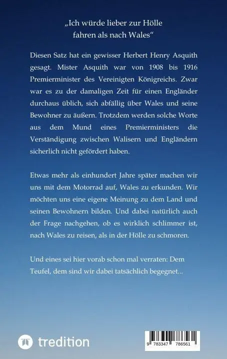 Rückseite: 9783347786561 | Wales | Eine Motorradreise durch das Land der Sagen und Legenden