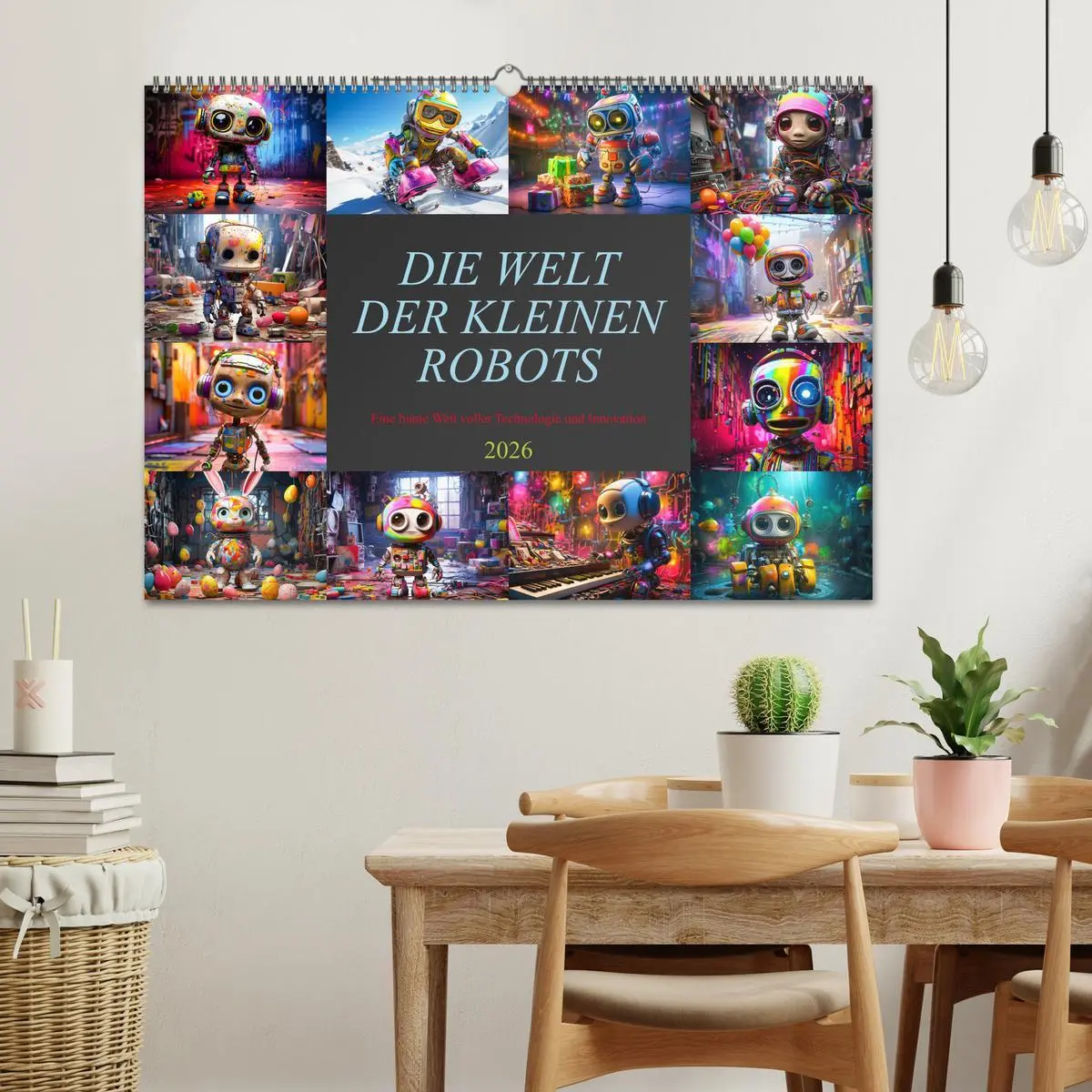 Bild: 9783457506561 | Die Welt der kleinen Robots (Wandkalender 2026 DIN A2 quer),...