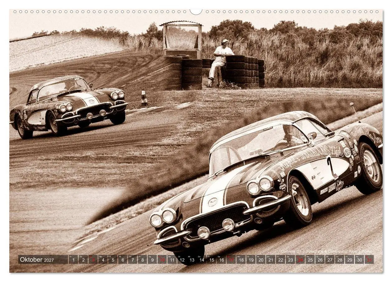 Bild: 9783569546561 | Corvette Photocomposing (hochwertiger Premium Wandkalender 2027 DIN...