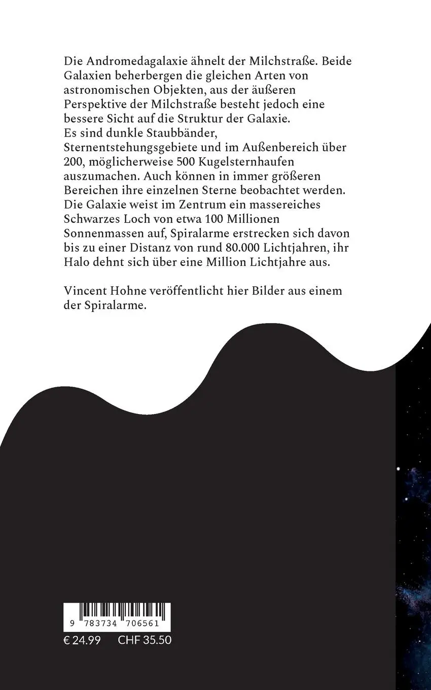 Rückseite: 9783734706561 | Die Andromedagalaxie M31 | Galaxieexperte Vincent Hohne | Taschenbuch