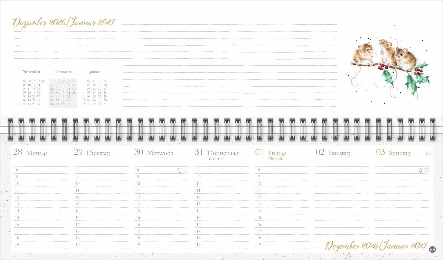 Bild: 9783756416561 | Hannah Dale : Wochenquerplaner 2027 | Hannah Dale | Kalender | 112 S.