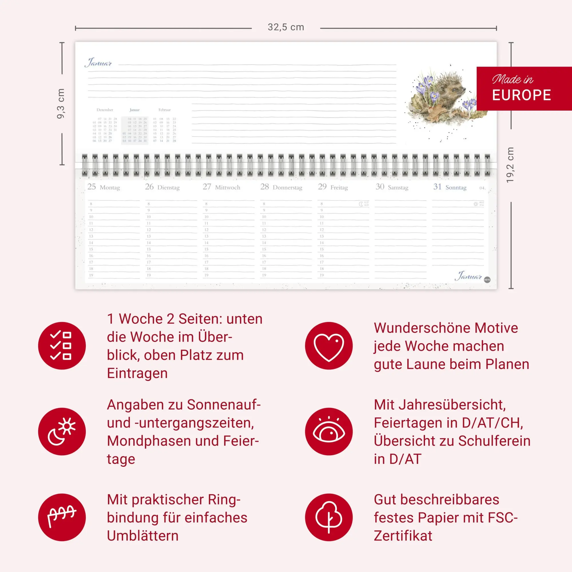 Bild: 9783756416561 | Hannah Dale : Wochenquerplaner 2027 | Hannah Dale | Kalender | 112 S.