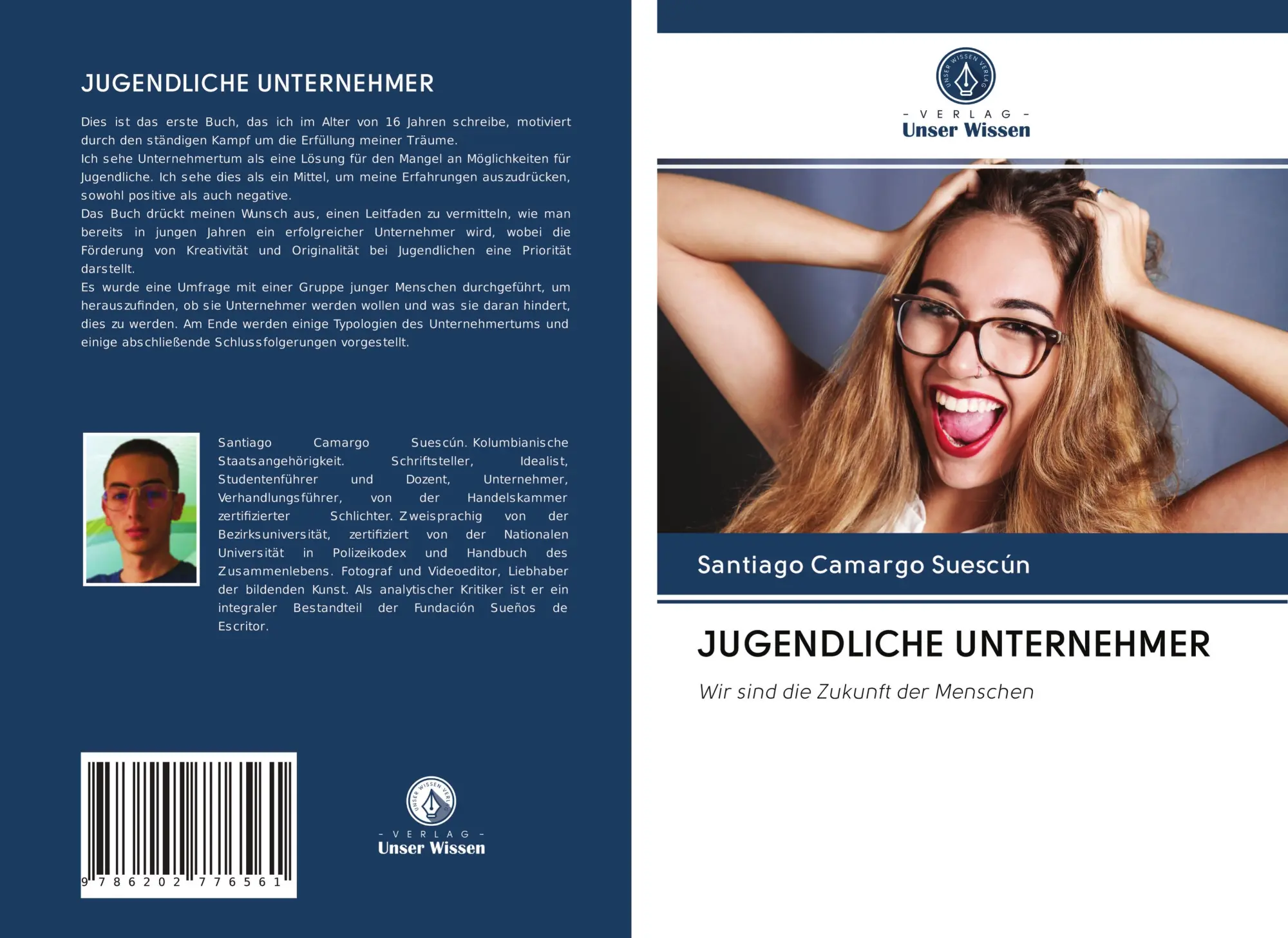 Cover: 9786202776561 | JUGENDLICHE UNTERNEHMER | Wir sind die Zukunft der Menschen | Suescún