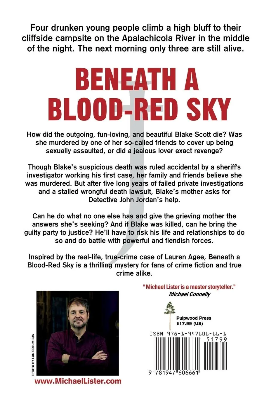 Rückseite: 9781947606661 | Beneath a Blood-Red Sky | Michael Lister | Taschenbuch | Englisch