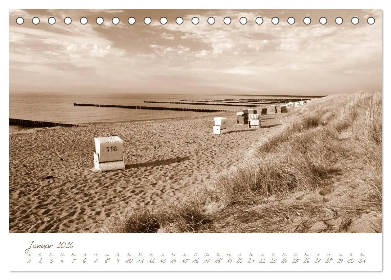 Bild: 9783457976661 | Ostsee-Nostalgie (Tischkalender 2026 DIN A5 quer), CALVENDO...