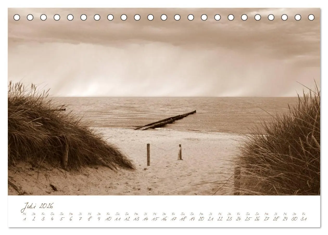 Bild: 9783457976661 | Ostsee-Nostalgie (Tischkalender 2026 DIN A5 quer), CALVENDO...