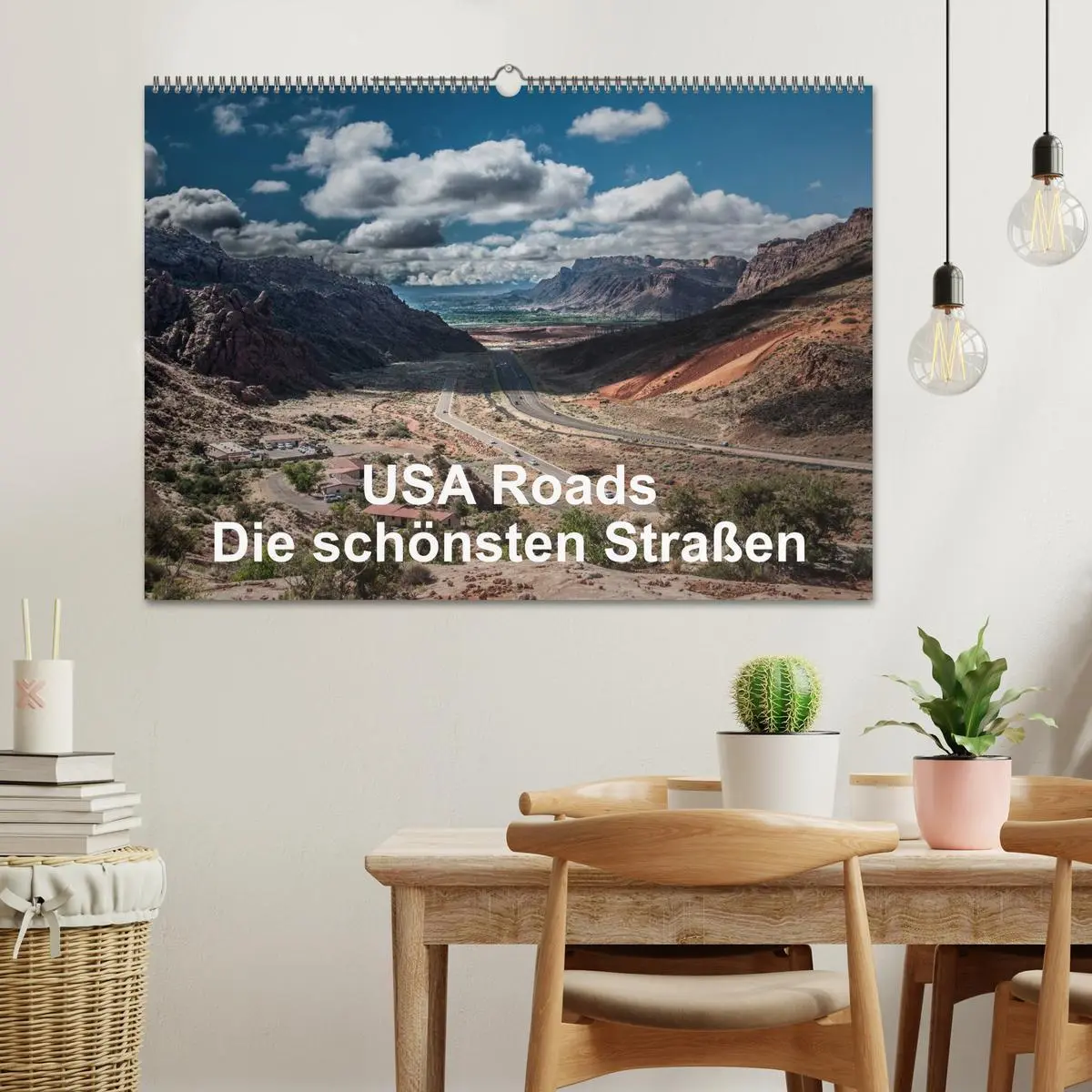 Bild: 9783516066661 | USA Roads (Wandkalender 2026 DIN A2 quer), CALVENDO Monatskalender