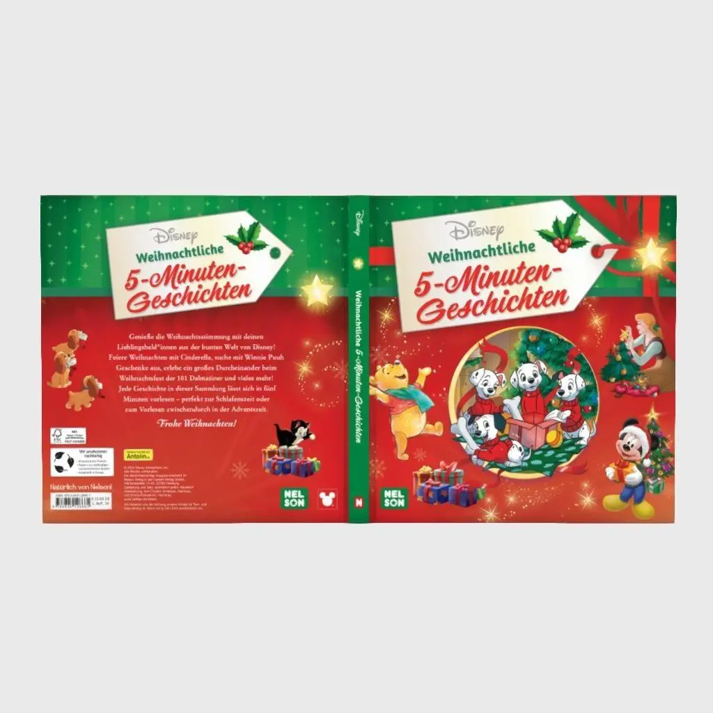 Bild: 9783845126661 | Disney Vorlesebuch: Weihnachtliche 5-Minuten-Geschichten | Buch | 2024