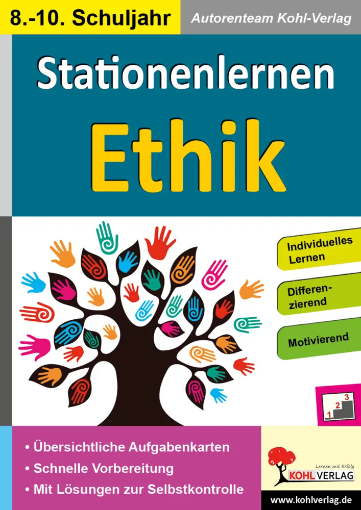 Cover: 9783956866661 | Kohls Stationenlernen Ethik 8.-10. Schuljahr | Autorenteam Kohl-Verlag