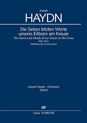 Cover: 9790007186661 | Die Sieben letzten Worte unseres Erlösers am Kreuze (Vokalfassung)...
