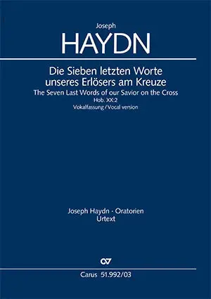 Cover: 9790007186661 | Die Sieben letzten Worte unseres Erlösers am Kreuze (Vokalfassung)...
