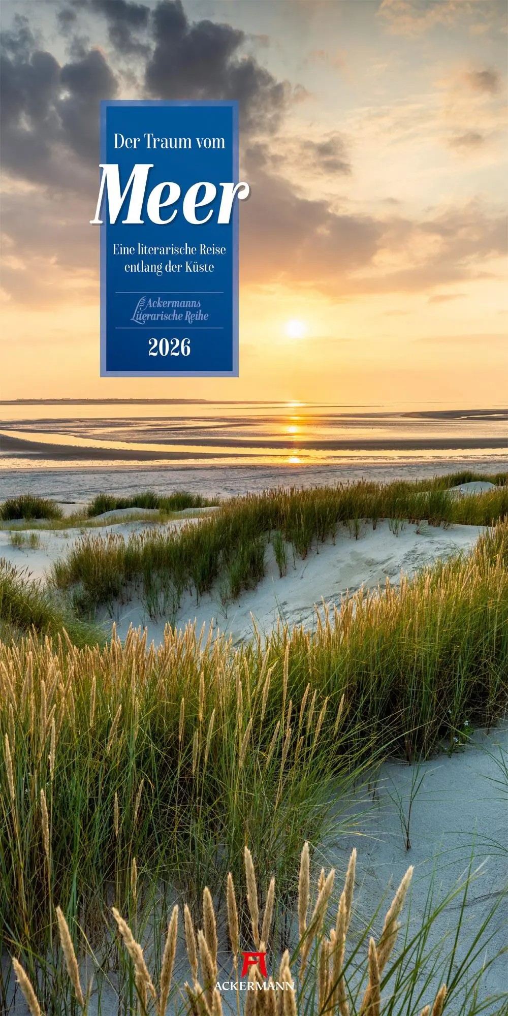 Cover: 9783838426761 | Der Traum vom Meer - Literatur-Kalender 2026 | GmbH | Kalender | 14 S.