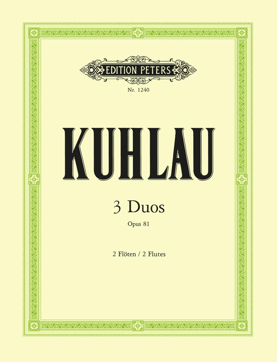 Cover: 9790014006761 | 3 Duos for Flutes Op. 81 | Friedrich Kuhlau | Taschenbuch | Buch