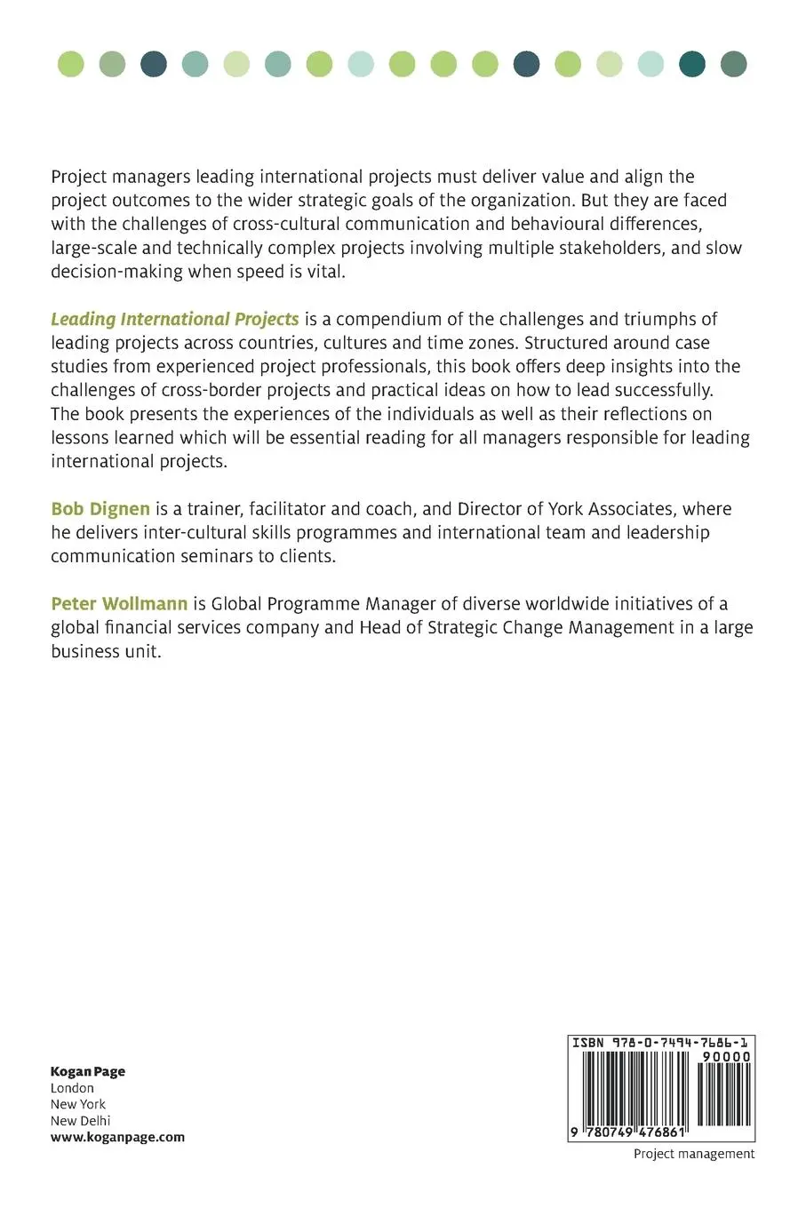 Rückseite: 9780749476861 | Leading International Projects | Bob Dignen (u. a.) | Taschenbuch