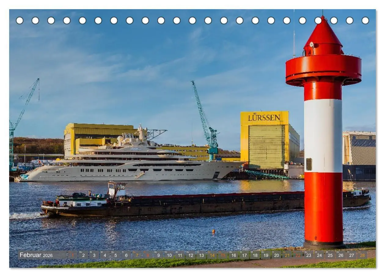 Bild: 9783457646861 | Bremens maritimer Norden: Vegesack (Tischkalender 2026 DIN A5...