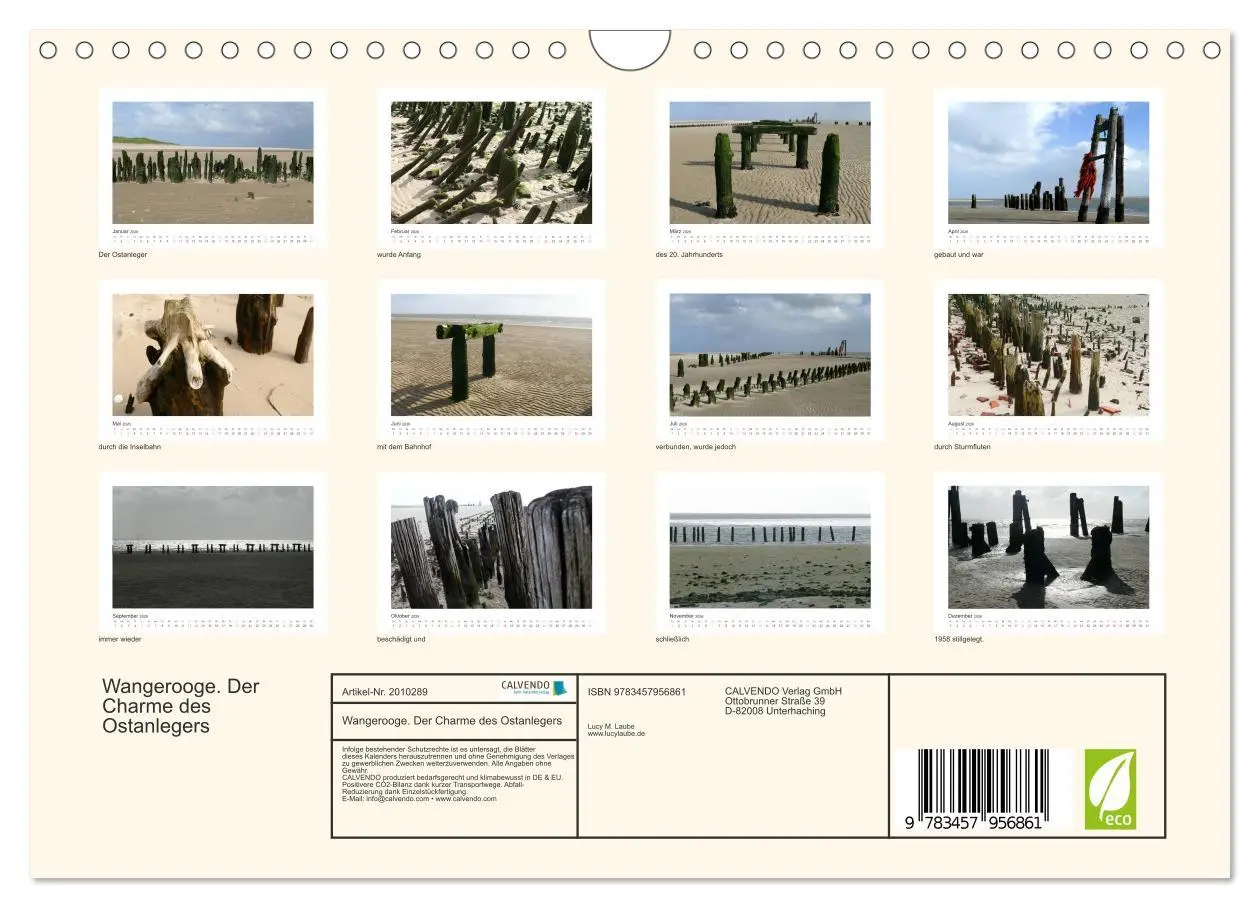 Bild: 9783457956861 | Wangerooge. Der Charme des Ostanlegers (Wandkalender 2026 DIN A4...