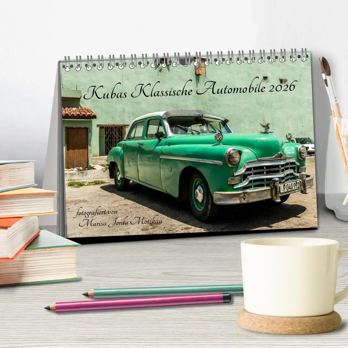 Bild: 9783516046861 | Kubas Klassische Automobile 2026 (Tischkalender 2026 DIN A5 quer),...