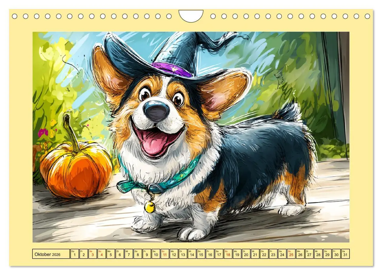 Bild: 9783516596861 | Lustige Corgis. Niedliche Cartoons von glücklichen Hunden...