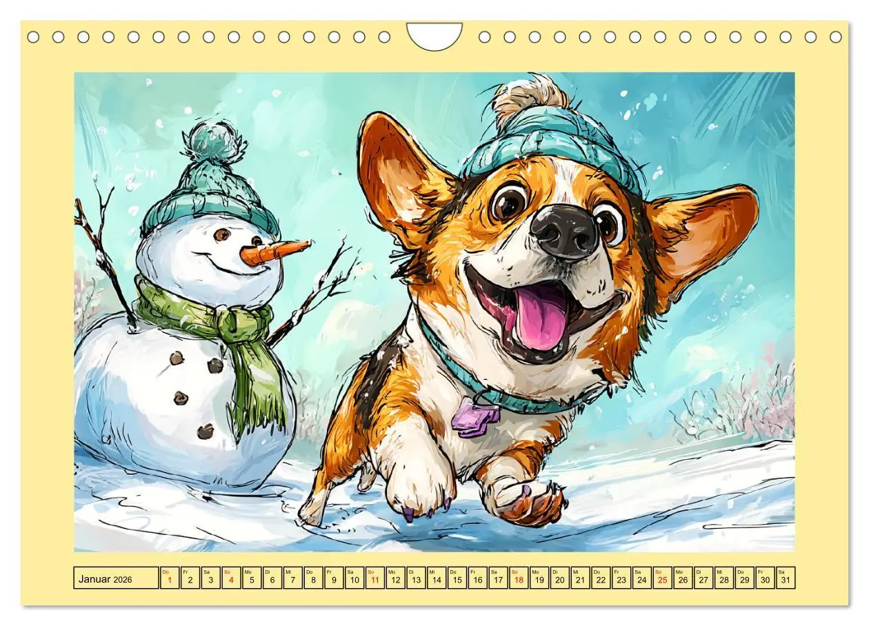 Bild: 9783516596861 | Lustige Corgis. Niedliche Cartoons von glücklichen Hunden...