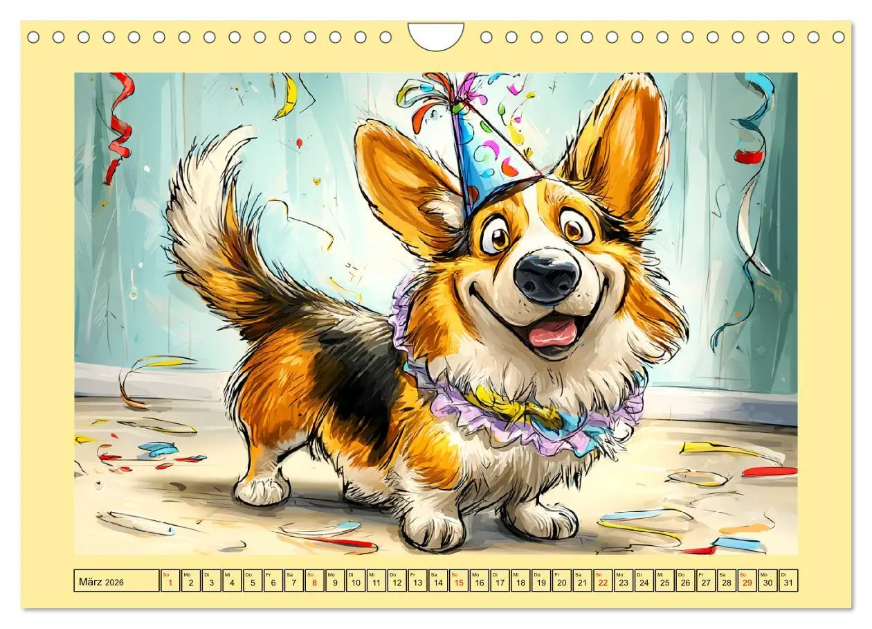 Bild: 9783516596861 | Lustige Corgis. Niedliche Cartoons von glücklichen Hunden...