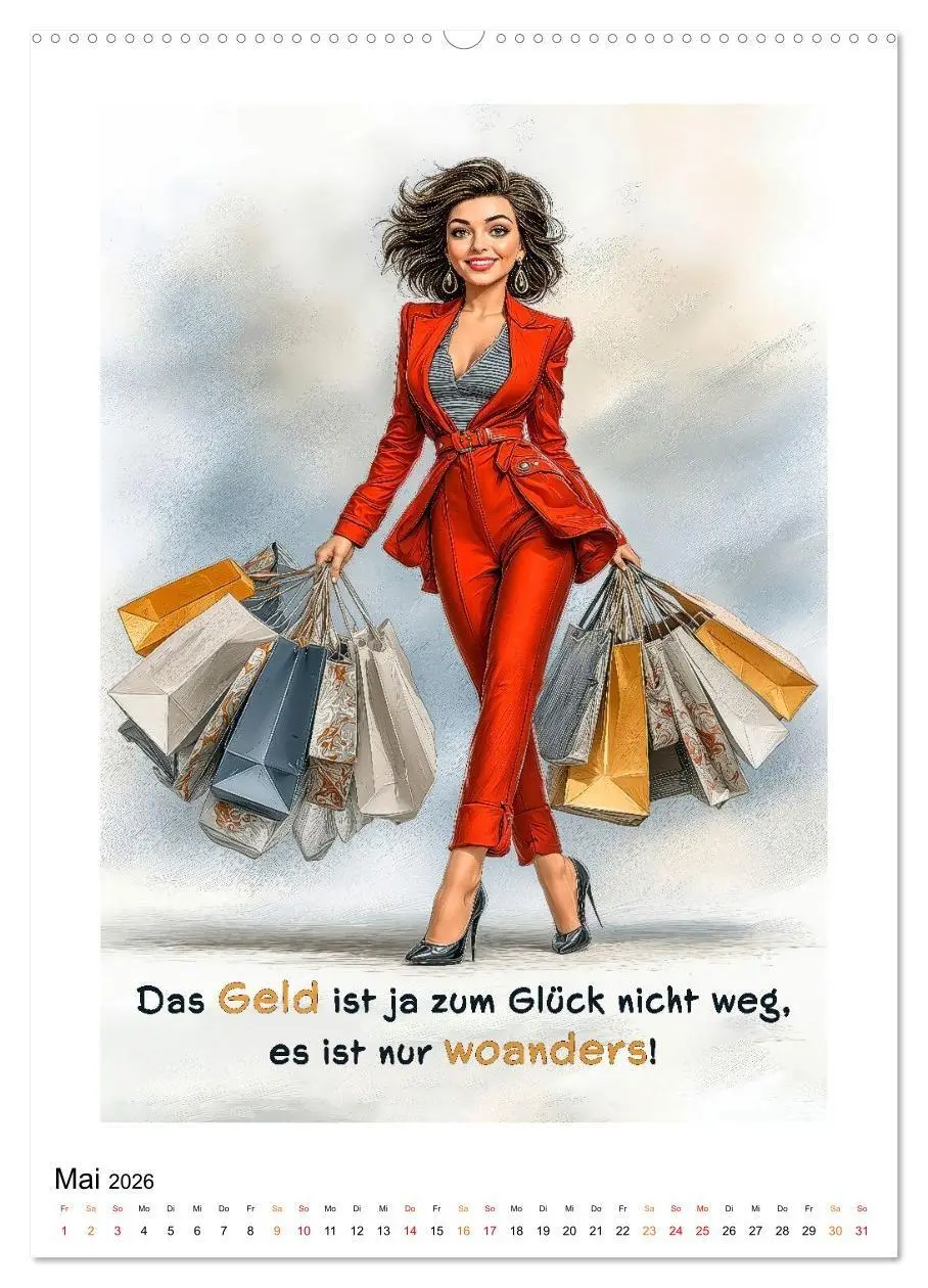 Bild: 9783516666861 | FRAU.PUNKT. (hochwertiger Premium Wandkalender 2026 DIN A2 hoch),...