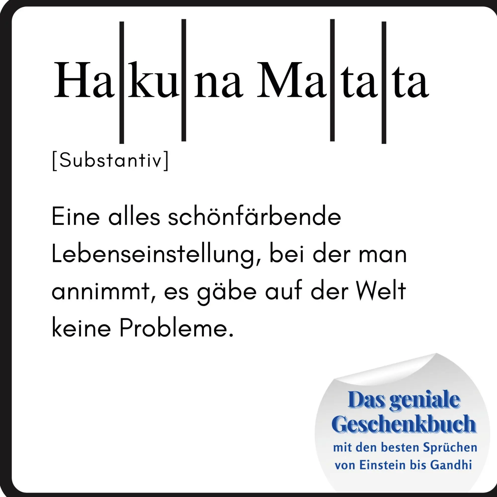 Cover: 9783750516861 | Hakuna Matata | Steffi Meier | Taschenbuch | Paperback | 82 S. | 2022