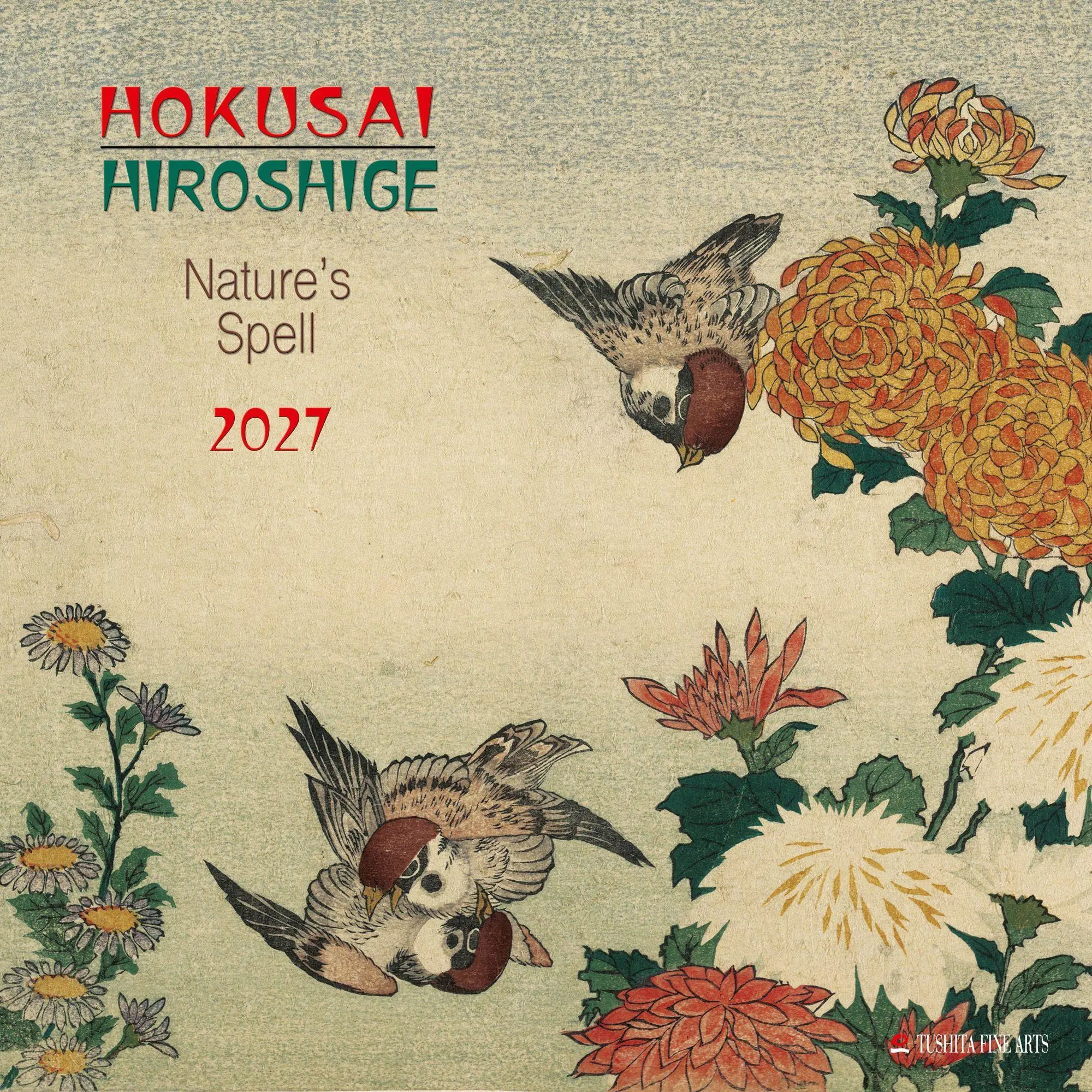 Cover: 9783959296861 | Hokusai/Hiroshige - Nature's Spell 2027 | Kalender 2027 | Kalender