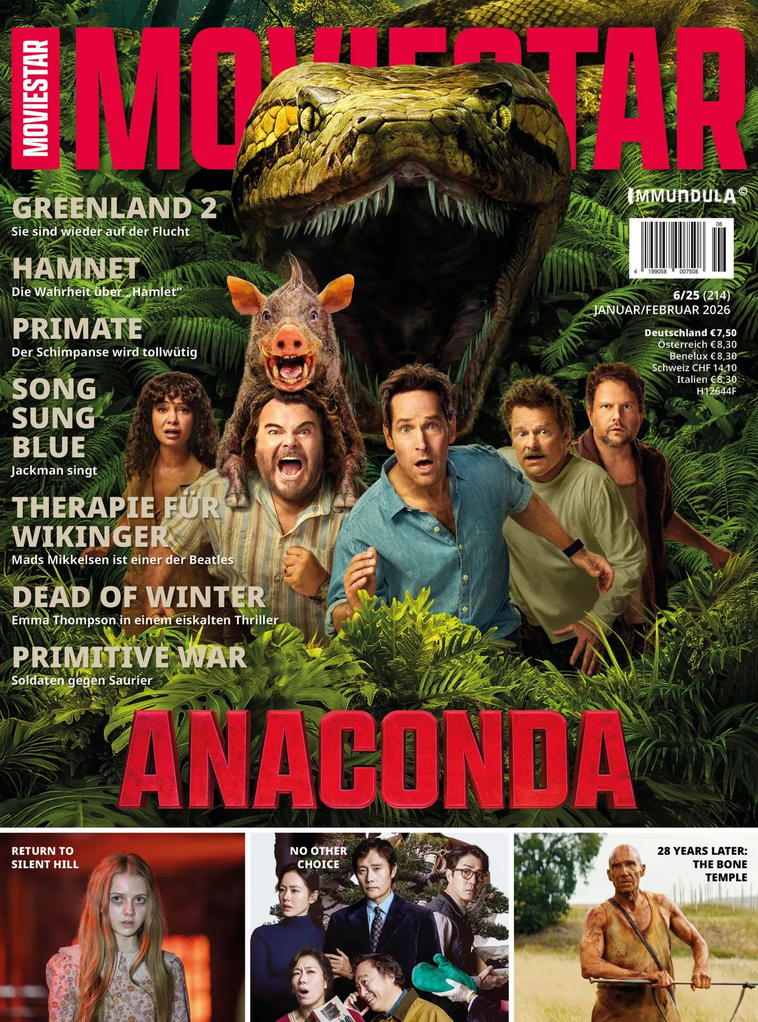 Cover: 9783959366861 | MOVIESTAR. Ausgabe Januar 2026 (#214) | Björn Sülter (u. a.) | 82 S.