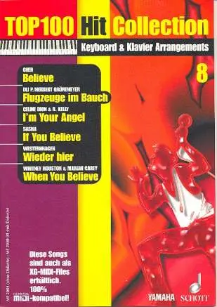 Cover: 9790001126861 | Top 100 Hit Collection Band 8 für Klavier / Keyboard Klaviersatz...