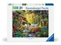 Cover: 4005555006961 | Erwachsenenpuzzle 1500 Teile - Idylle am Wasserloch | Spiel | 12000696