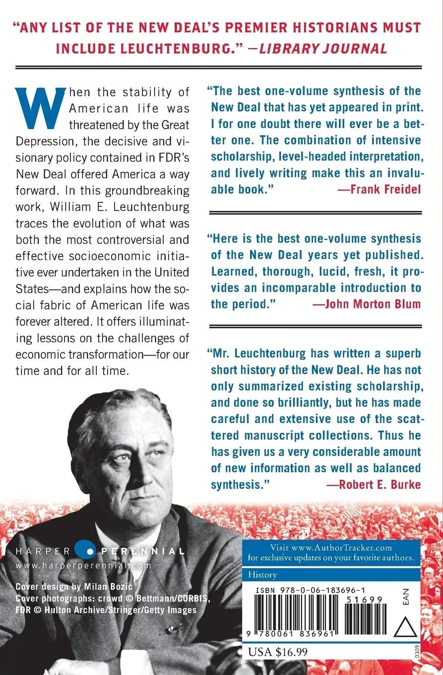 Rückseite: 9780061836961 | Franklin D. Roosevelt and the New Deal | William E Leuchtenburg | Buch
