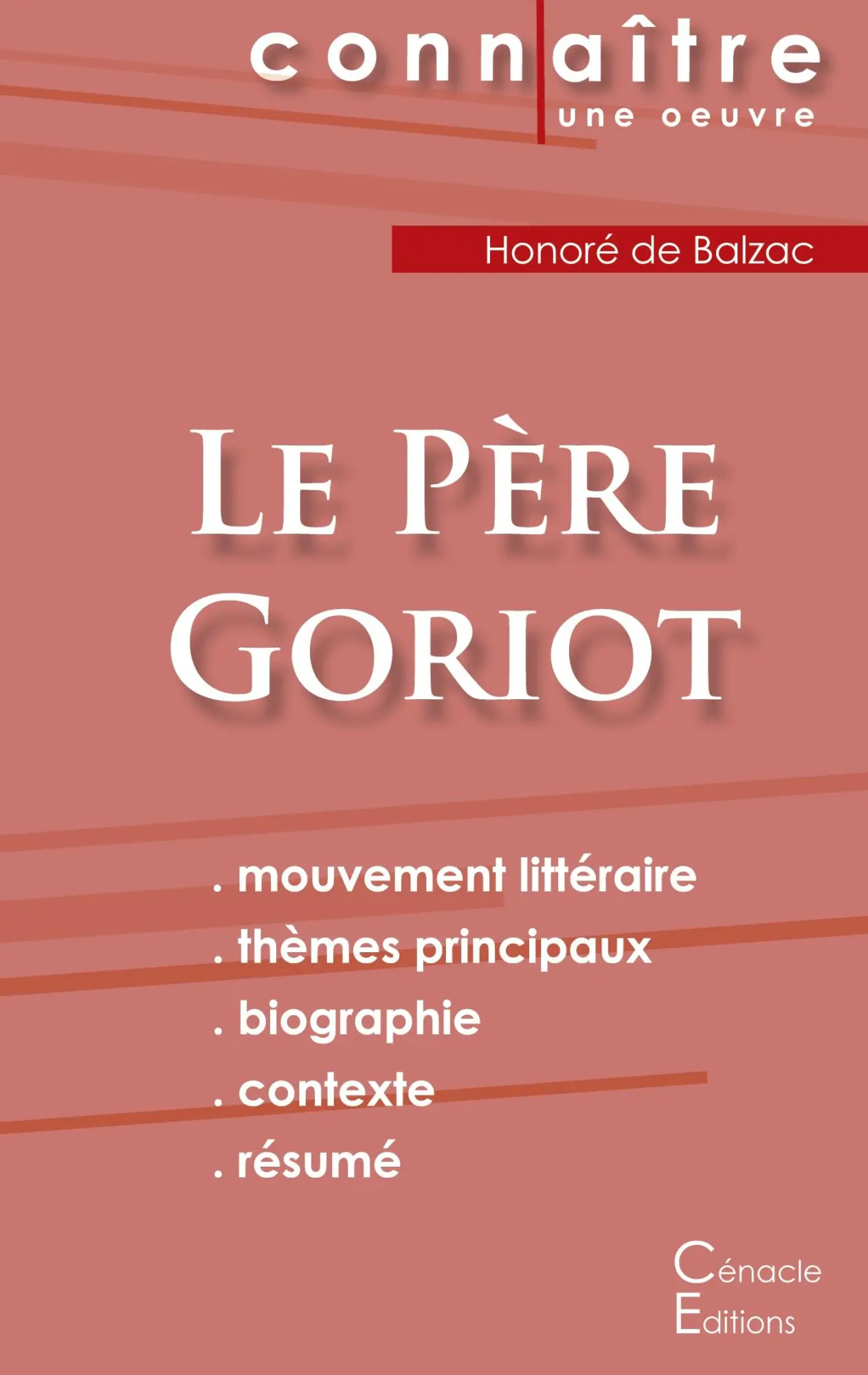 Cover: 9782367886961 | Fiche de lecture Le Père Goriot de Balzac (Analyse littéraire de...