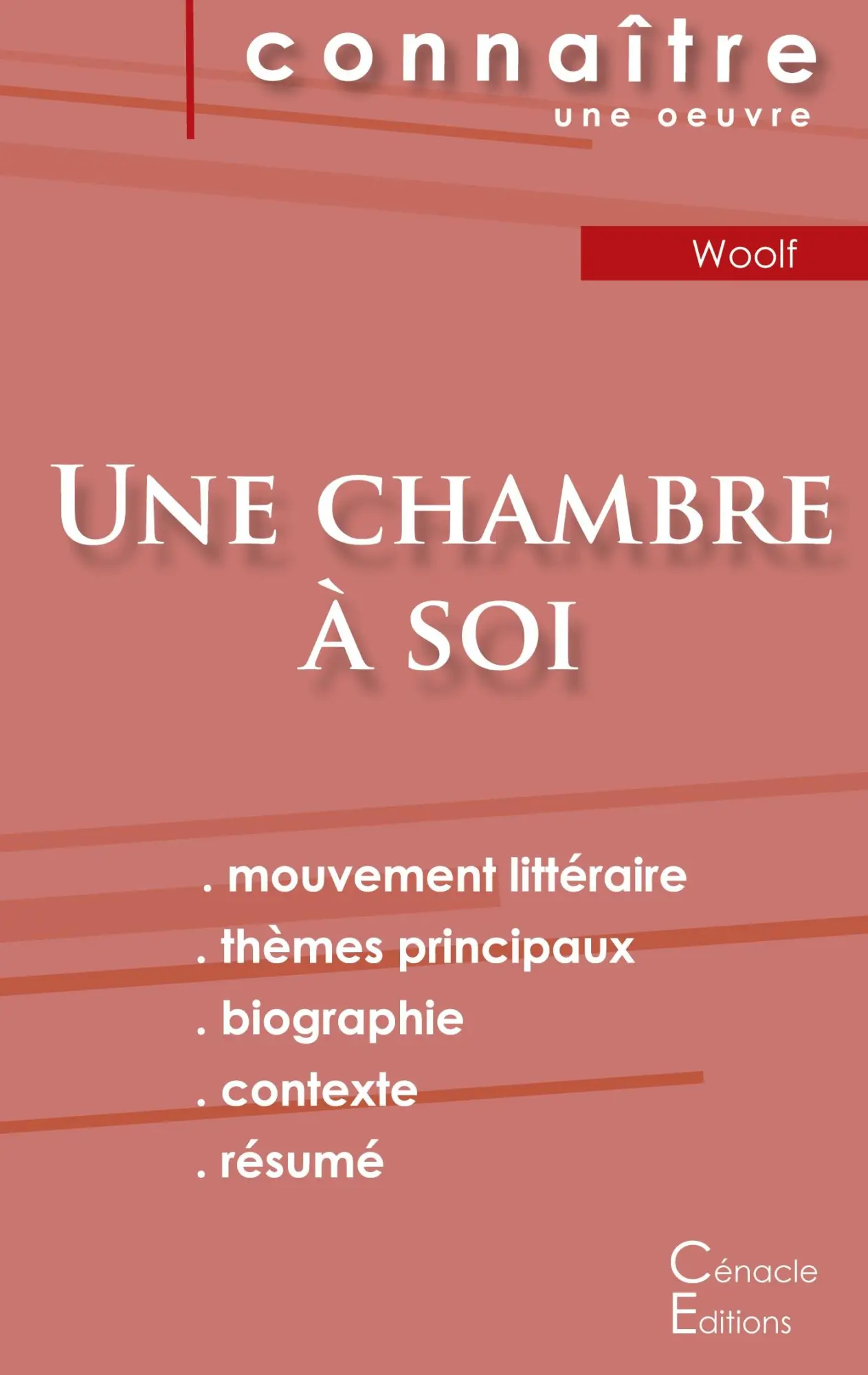 Cover: 9782759306961 | Fiche de lecture Une chambre à soi de Virginia Woolf (Analyse...