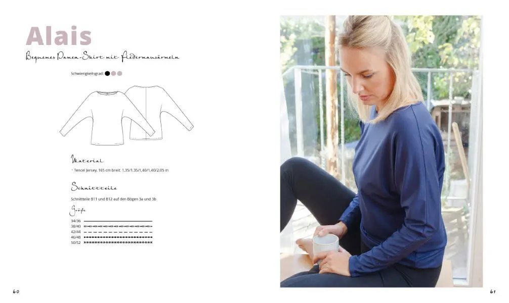 Bild: 9783841066961 | Jersey-Loungewear nähen | Zeitlose Basics zum Wohlfühlen | Münchenberg