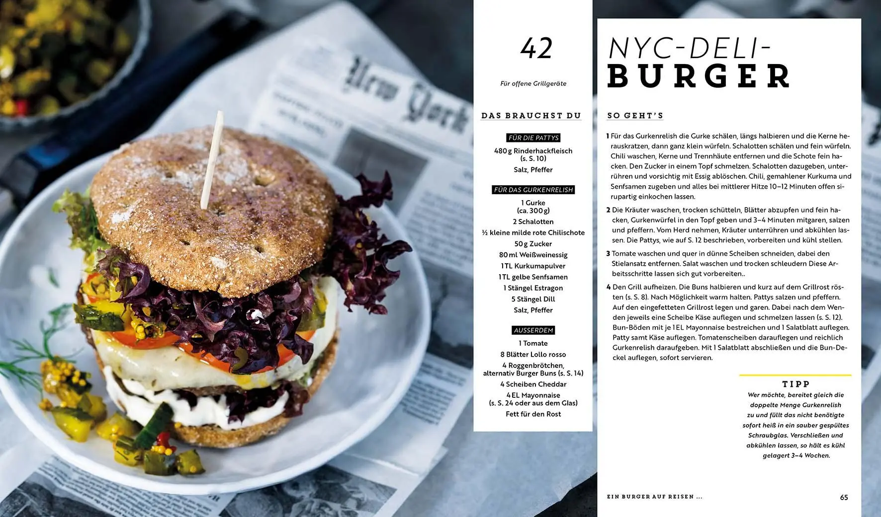 Bild: 9783960936961 | Ja, ich grill! - Burger | Tanja/Bumann, Tina Dusy | Buch | 144 S.