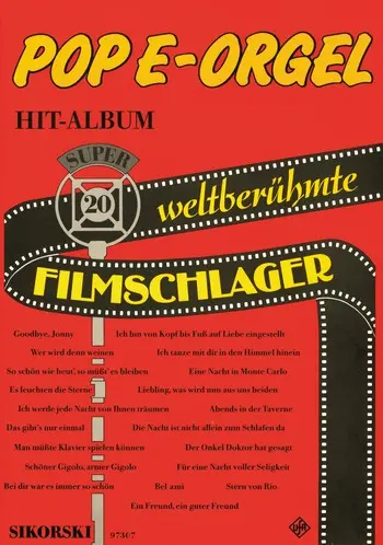 Cover: 9790003026961 | Pop E-Orgel Hit-Album Super 20: Filmschlager 1 | Buch