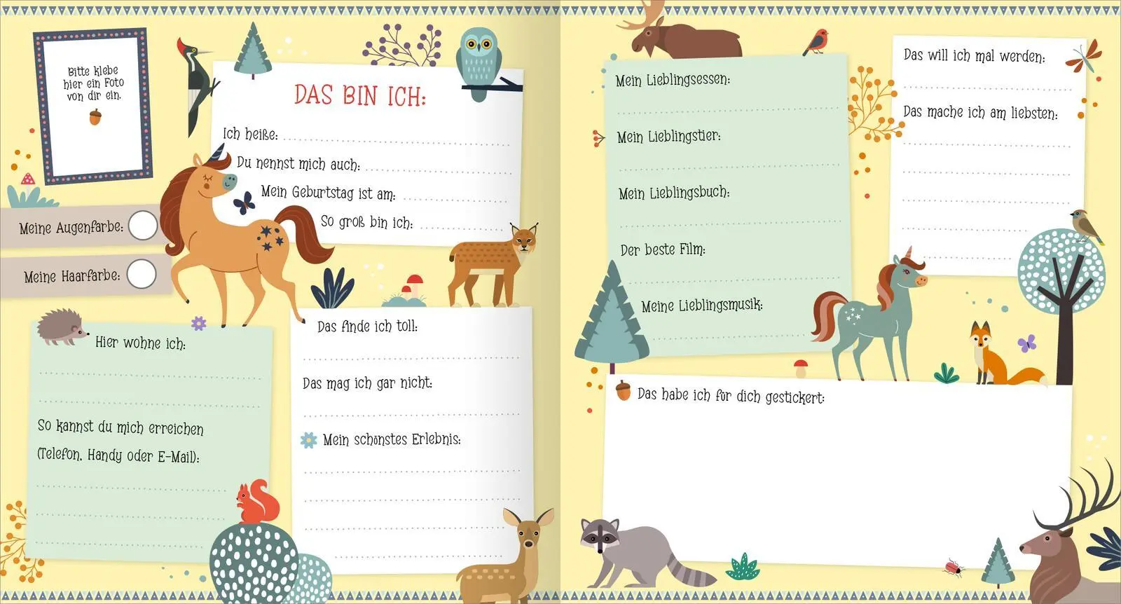Bild: 4014489137061 | Alle meine Freunde - Einhorn Mit über 300 Stickern | Buch | 64 S.
