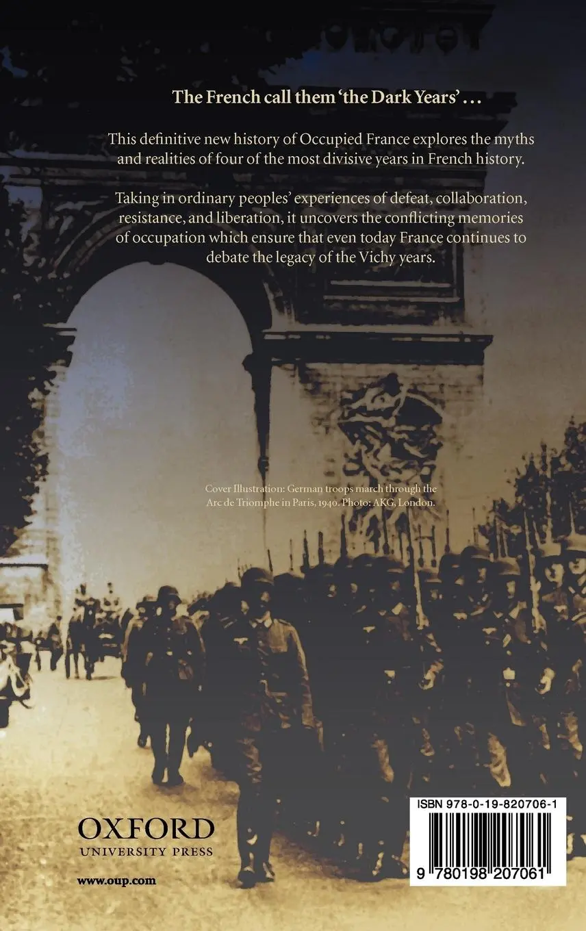 Rückseite: 9780198207061 | France, the Dark Years 1940-1944 | Julian Jackson (u. a.) | Buch