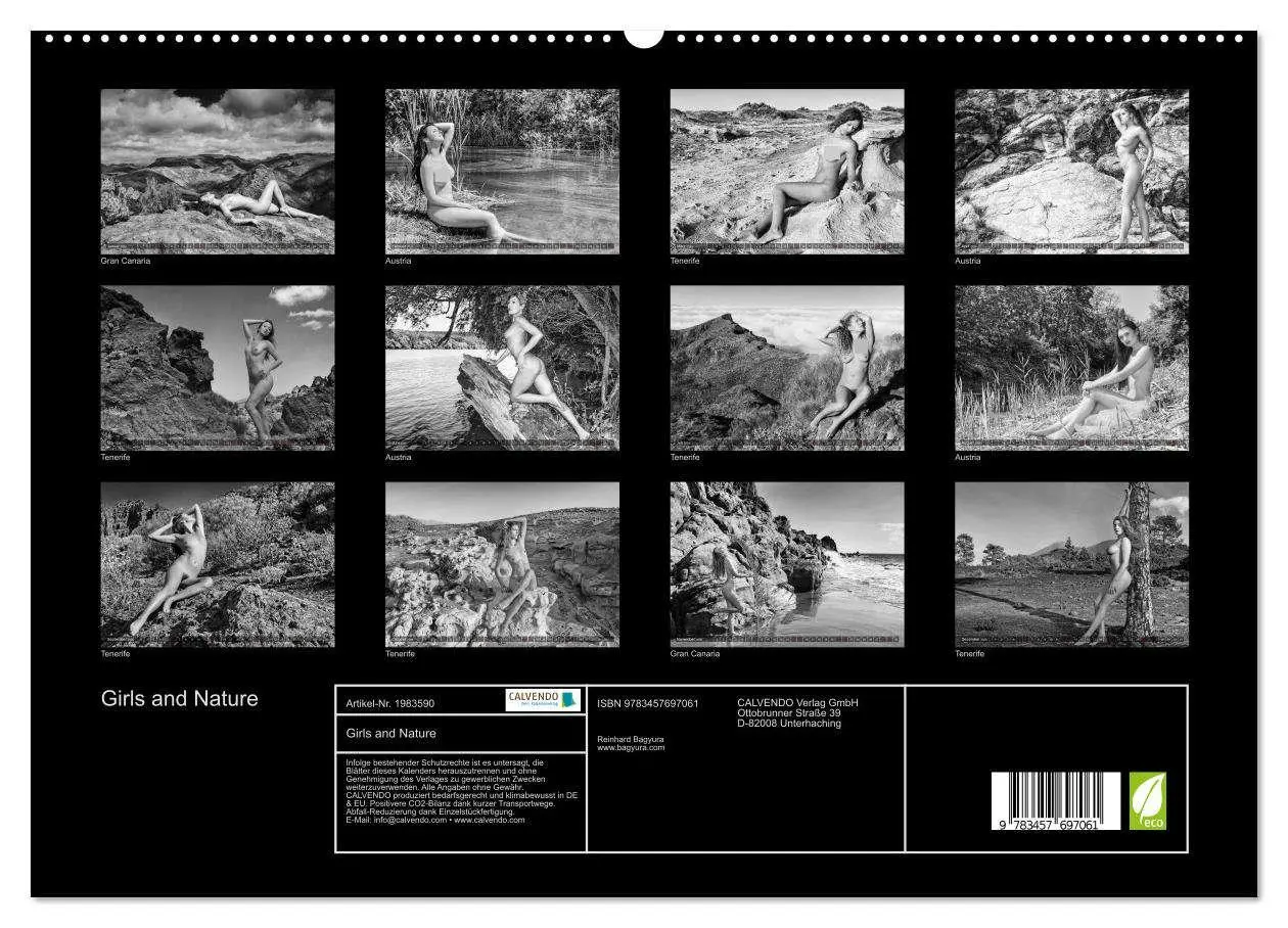 Bild: 9783457697061 | Girls and Nature (hochwertiger Premium Wandkalender 2026 DIN A2...