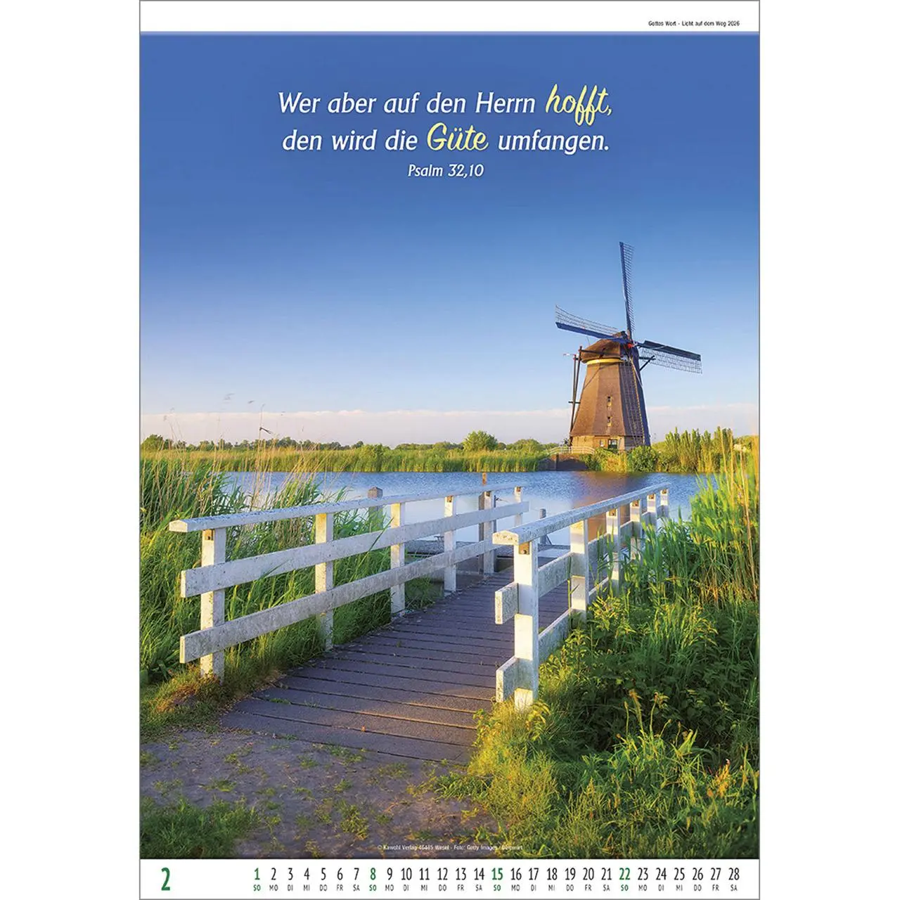 Bild: 9783754837061 | Gottes Wort - Licht auf dem Weg 2026 | Wandkalender | Kalender | 14 S.