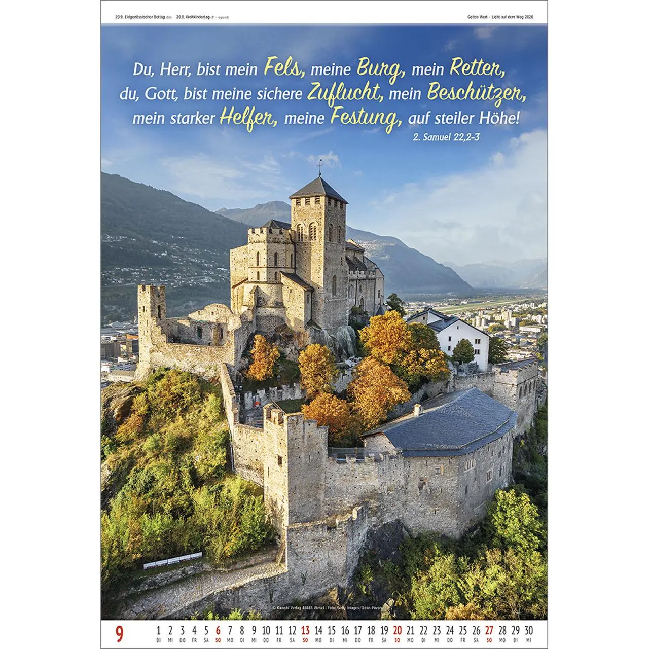 Bild: 9783754837061 | Gottes Wort - Licht auf dem Weg 2026 | Wandkalender | Kalender | 14 S.