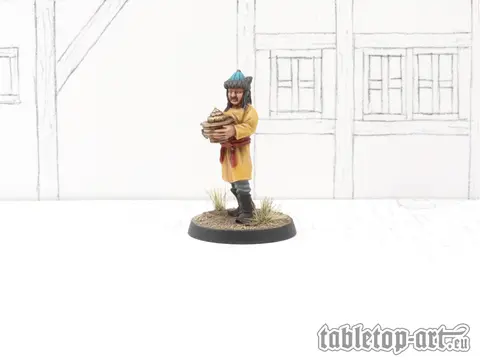 Cover: 704270727161 | Townsfolk Miniatures - Mongolian Servant | Tabletop-Art