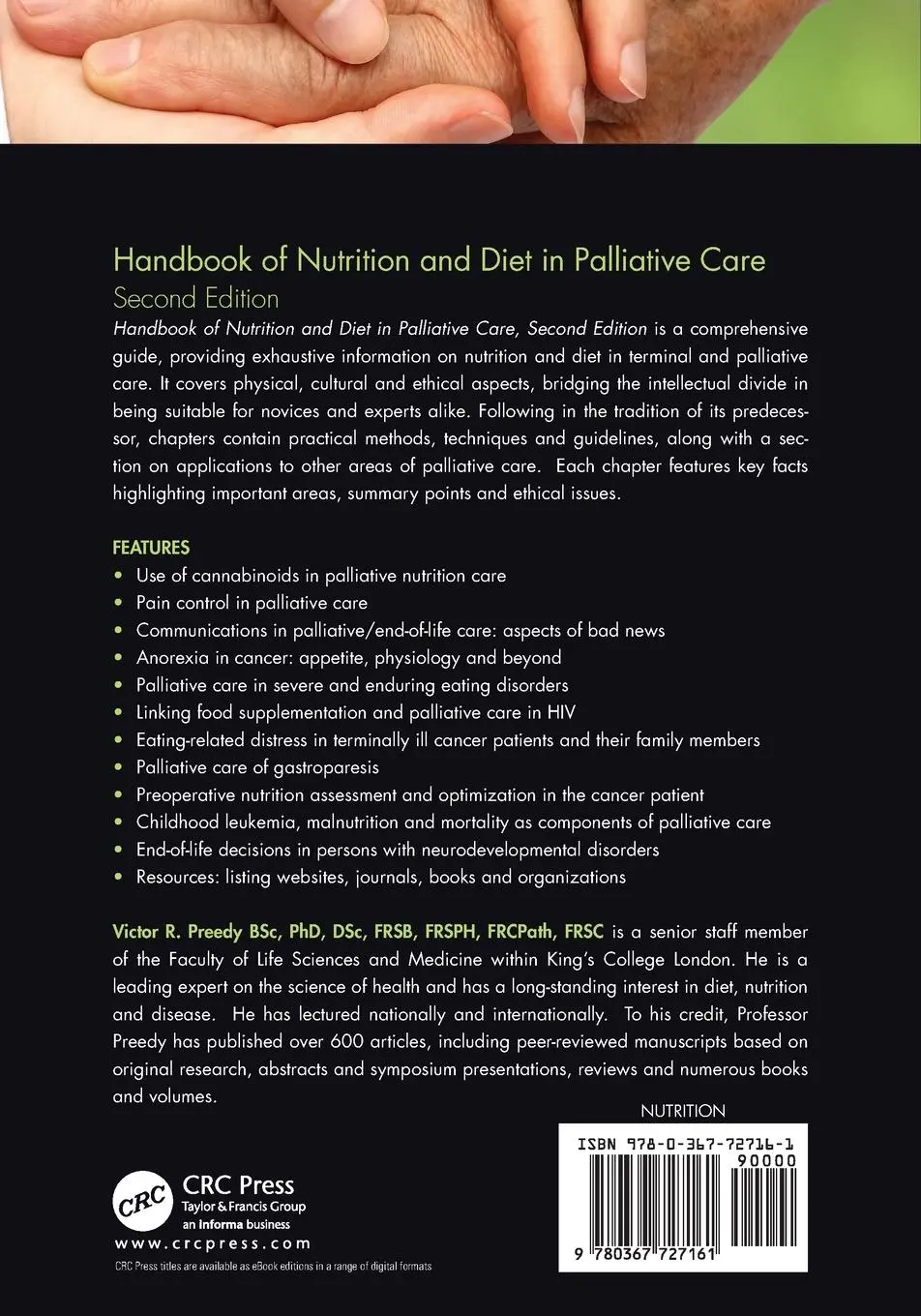 Rückseite: 9780367727161 | Handbook of Nutrition and Diet in Palliative Care, Second Edition