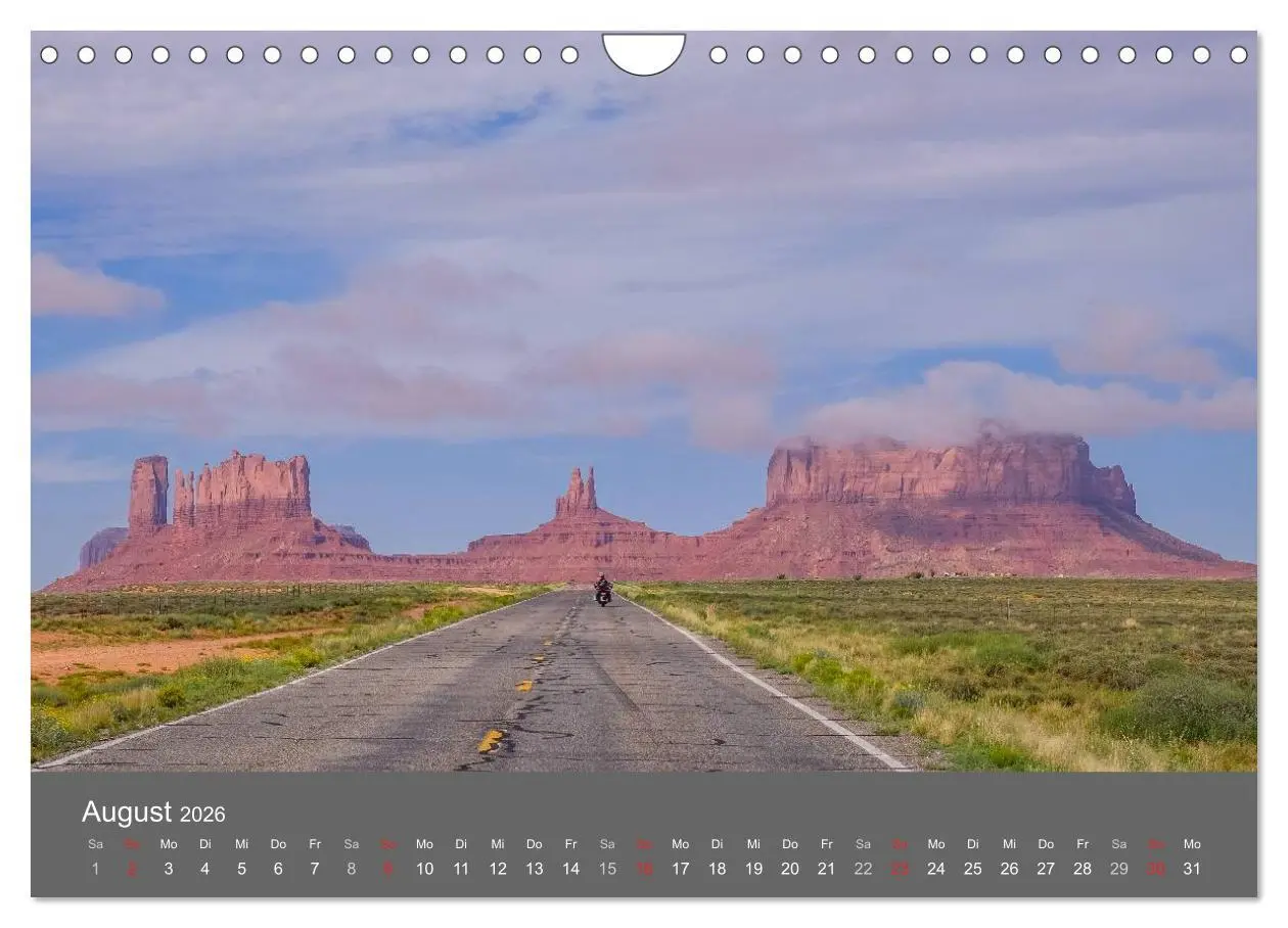 Bild: 9783457997161 | Biker Paradies - Die Canyons der USA (Wandkalender 2026 DIN A4...