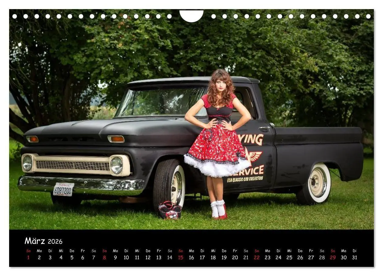Bild: 9783516087161 | US Car Classics 2026 - Klassische amerikanische Autos und PinUp...