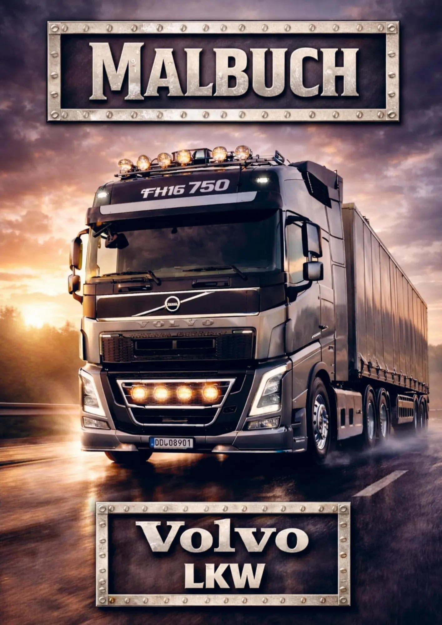 Cover: 9789465387161 | Malbuch, Volvo-Lkw | H. Mourits | Taschenbuch | 40 S. | Deutsch | 2026