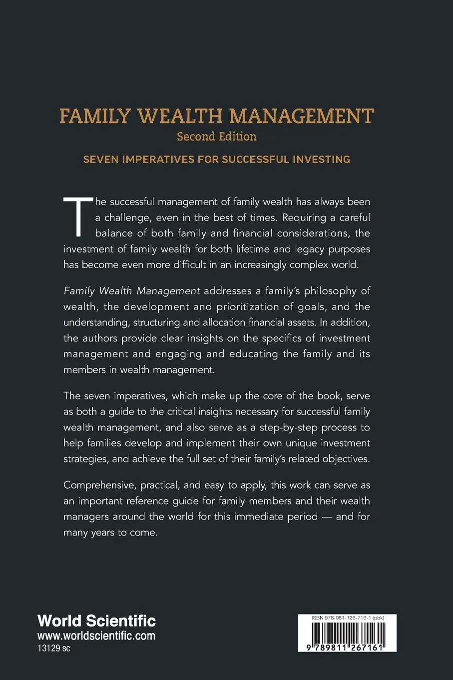 Rückseite: 9789811267161 | FAMILY WEALTH MANAGEMENT (2ND ED) | Tom Mccullough Mark Haynes Daniell